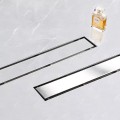 Lineární odtokový žlab Rea Neox 80 cm stříbrný