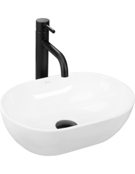 Umyvadlo na desku Rea Amelia Mini 38 cm bílé