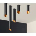 Stropní svítidlo 20 CM APP571-1C černozlaté