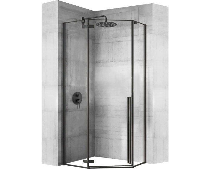 Sprchový kout Rea DIAMOND 90x90 cm černý mat