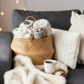 Přírodní košík BOHO I hnědý