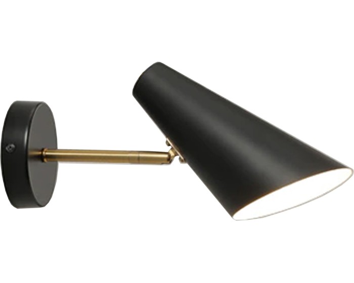 Nástěnná lampa KINKIET STYLE XII černá