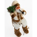 Figurka Santa Clause Mikolaj 44 cm bílá 