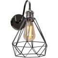 Nástěnná lampa Olava černá