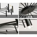 Stropní svítidlo Candle 97 cm černé