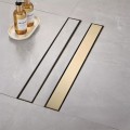 Lineární odtokový žlab Rea Neox 80 cm zlatý