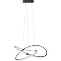 Závěsná lampa La Belle XXX bílá/černá