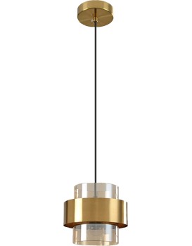 Závěsná lampa La Belle XXXIV zlatá