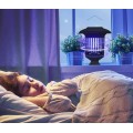 Solární LED lampa Borno 57 cm proti hmyzu černá