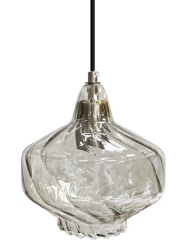 Závěsná lampa La Belle VIII šedá