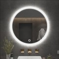 Kulaté dotykové zrcadlo s LED osvětlením Simple 90 cm