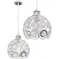 Stropní svítidlo TooLight Loft Crystal I stříbrná