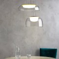 Závěsný LED lustr APP1690-1PC B čirý/neutrální bílá