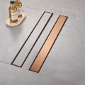 Lineární odtokový žlab Rea Neox 80 cm měď