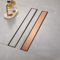 Lineární odtokový žlab Rea Neox 80 cm měď