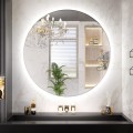 Kulaté nástěnné zrcadlo s LED osvětlením HZJ 50 cm