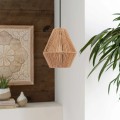 Závěsná lampa La Belle Boho I černá/hnědá