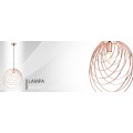 Stropní svítidlo Geometric II rose gold