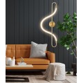 Nástěnná LED lampa Kinkiet IX zlatá