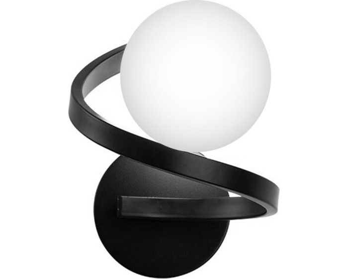 Nástěnná lampa KINKIET STYLE X černá