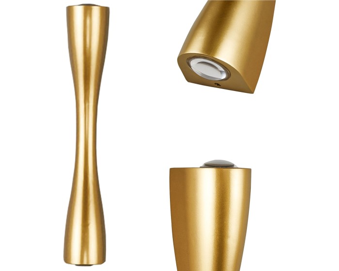 Nástěnná lampa KINKIET STYLE I zlatá