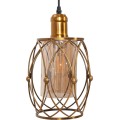Závěsná lampa La Belle XI měděná