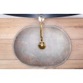 Umyvadlo na desku REA LARA béžové