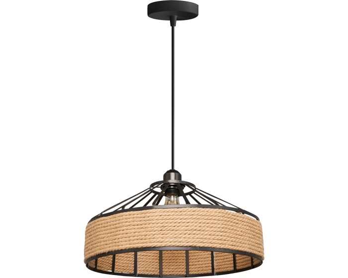 Závěsný lustr APP1317-1CP hnědý