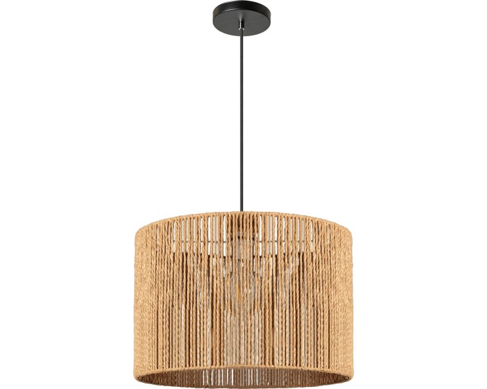 Závěsný lustr APP1325-1CP 40 cm přírodní