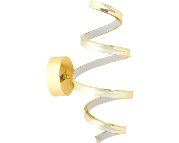 Nástěnná lampa LED SPRING APP827-W zlatá