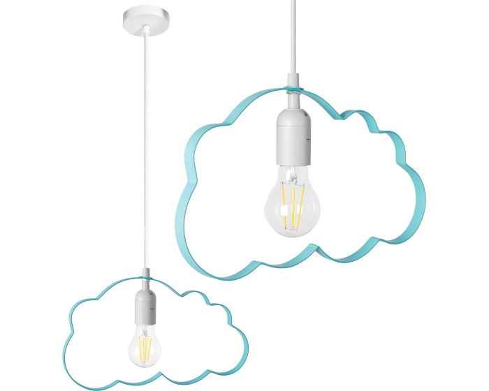 Stropní svítidlo TooLight Cloudie modrá