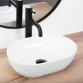 Umyvadlo na desku Rea Amelia Mini 38 cm bílé