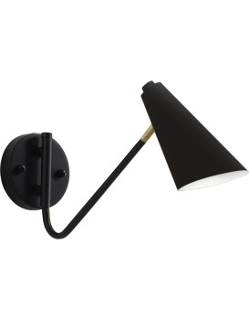 Nástěnná lampa KINKIET STYLE III černá