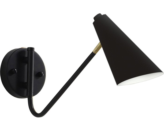Nástěnná lampa KINKIET STYLE III černá