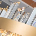 Závěsný LED křišťálový lustr APP1515-CP60 zlatý