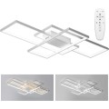 Stropní svítidlo LED Rectangle + ovladač bílé