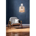 Závěsná lampa LA BELLE II růžová/mramor