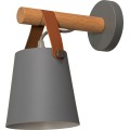 Nástěnná lampa AMELIA šedá