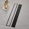 Lineární odtokový žlab Rea Neox 70 cm černý
