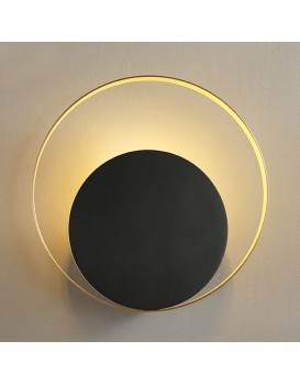 Nástěnná lampa APP992-W černozlatá