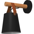 Nástěnná lampa AMELIA černá