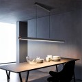Závěsný LED lustr APP1448-CP 100 cm černý/neutrální bílá