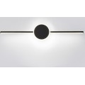 Koupelnové svítidlo s LED Round BLACK 80CM APP850-1W