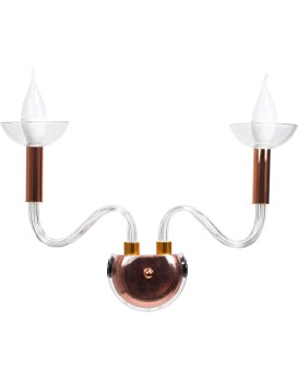 Nástěnná lampa Kinkiet Decor I bílá/zlatá