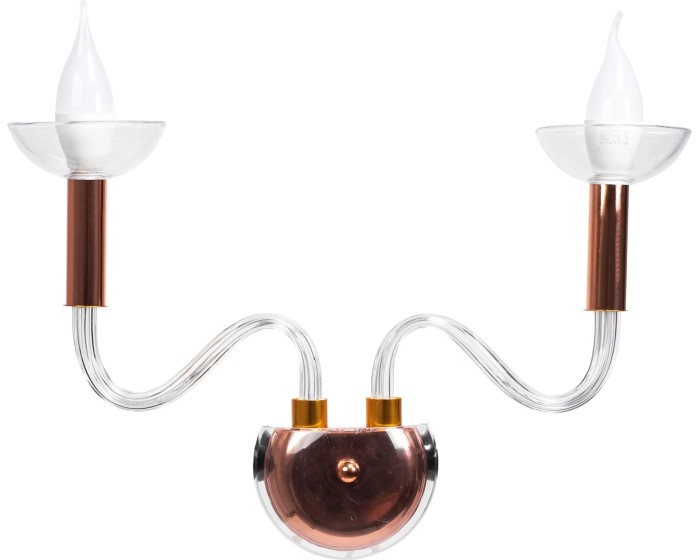 Nástěnná lampa Kinkiet Decor I bílá/zlatá