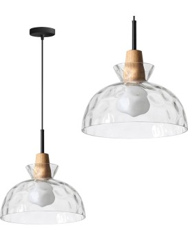 Závěsná lampa La Belle XXV černá/hnědá