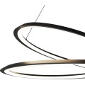 Závěsná lampa La Belle XXXI černá/bílá