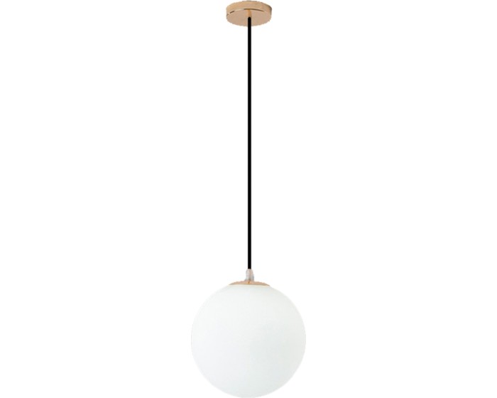 Závěsná lampa La Belle XXXVI zlatá/bílá