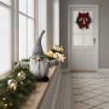 Vánoční skřítek ELF 045 - 35 cm šedý 