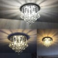 Křišťálové stropní svítidlo Glamour 392179 stříbrné